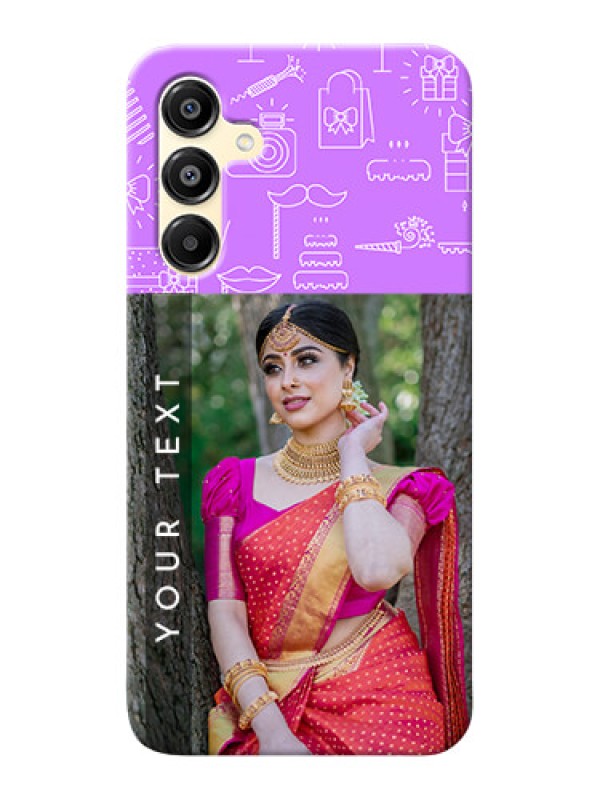 Custom Galaxy M16 5G Personalized Phone Cases: Birthday Icons Design