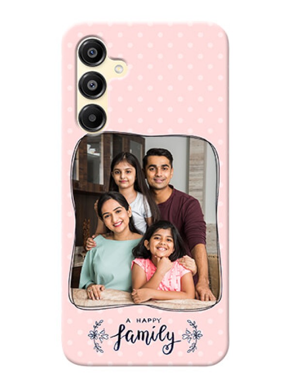 Custom Galaxy M16 5G Personalized Phone Cases: Family with Dots Design