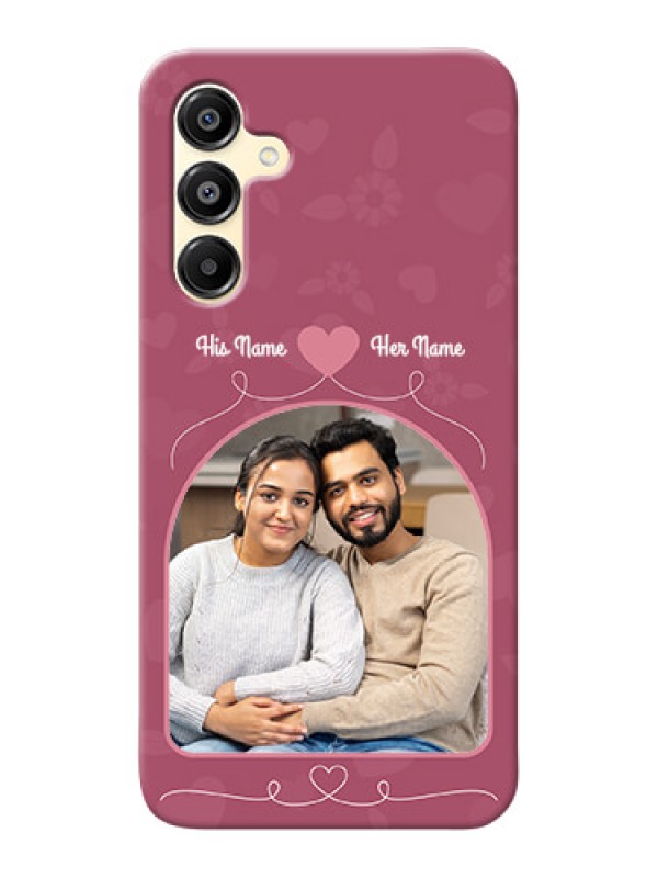 Custom Galaxy M16 5G mobile phone covers: Love Floral Design