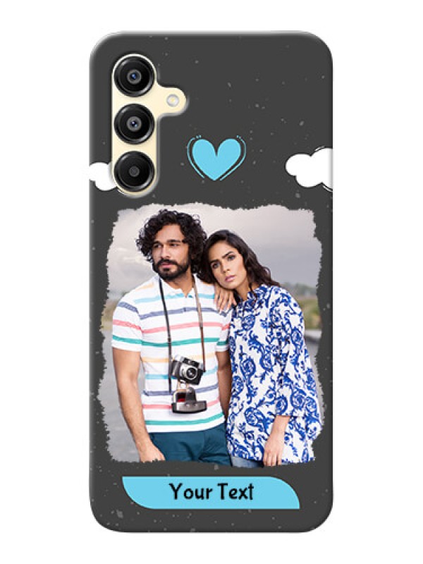 Custom Galaxy M16 5G Mobile Back Covers: splashes with love doodles Design