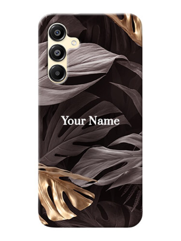 Custom Galaxy M16 5G Personalised Phone Case with Wild Leaves digital paint Design
