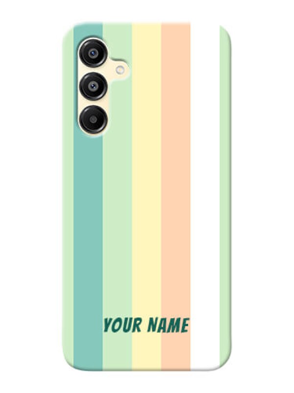 Custom Galaxy M16 5G Photo Printing on Case with Multicolour Stripes Design