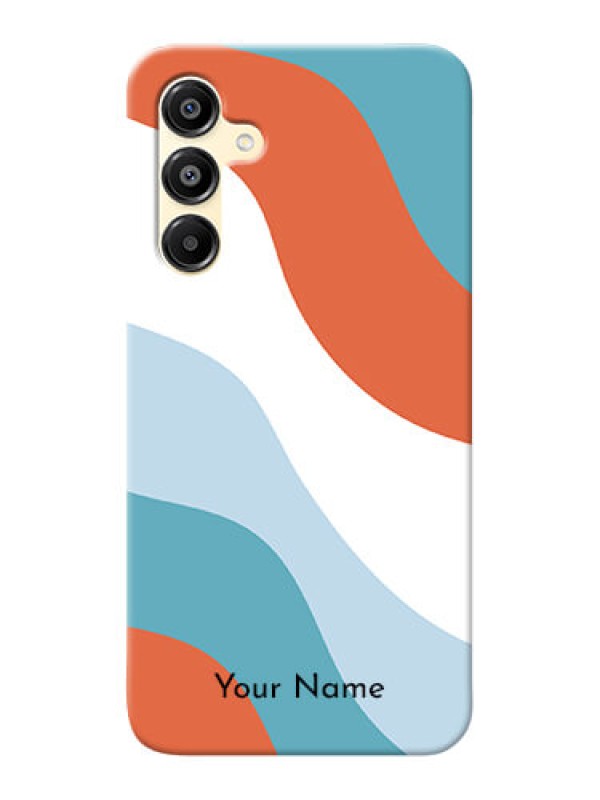 Custom Galaxy M16 5G Custom Mobile Case with coloured Waves Design