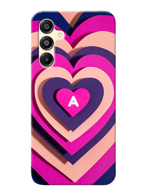 Custom Galaxy M16 5G Custom Mobile Case with Cute Heart Pattern Design