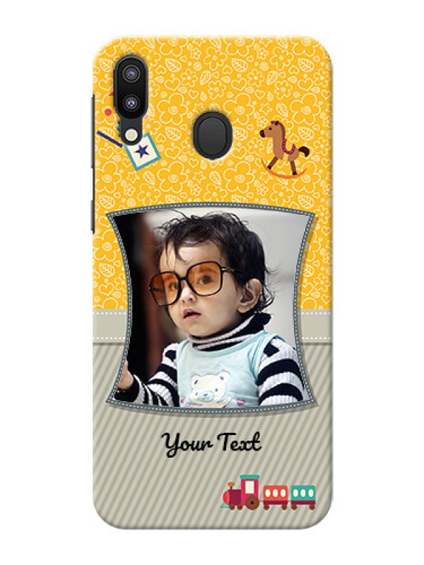 Custom Samsung Galaxy M20 Mobile Cases Online: Baby Picture Upload Design