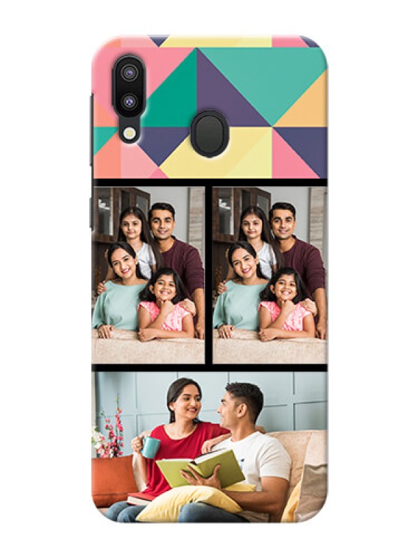 Custom Samsung Galaxy M20 personalised phone covers: Bulk Pic Upload Design