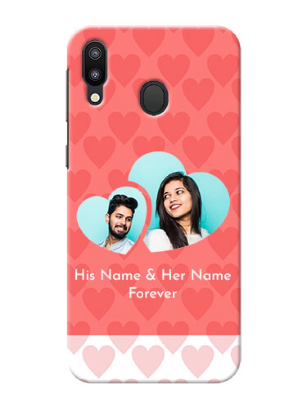 Custom Samsung Galaxy M20 personalized phone covers: Couple Pic Upload Design