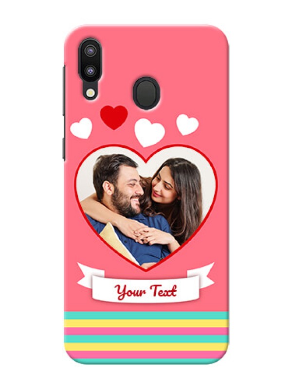 Custom Samsung Galaxy M20 Personalised mobile covers: Love Doodle Design