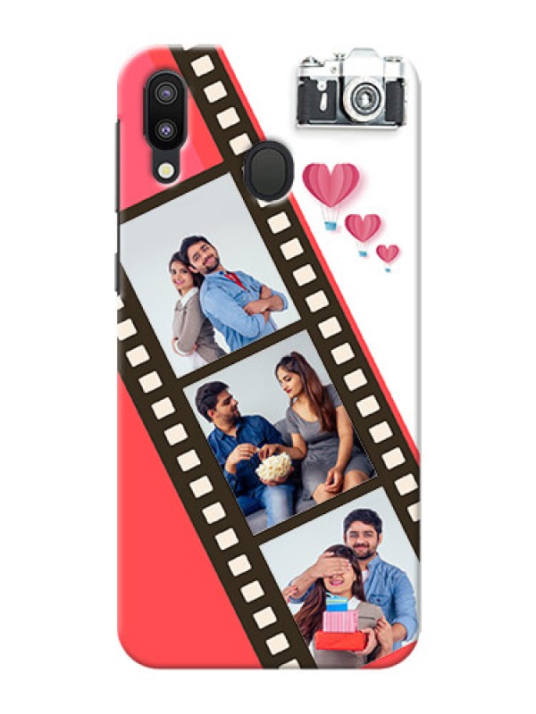 Custom Samsung Galaxy M20 custom phone covers: 3 Image Holder with Film Reel