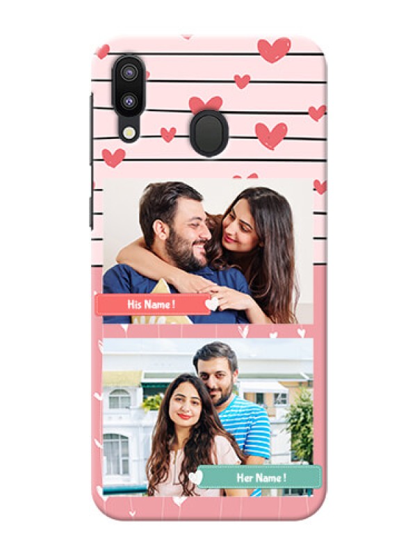 Custom Samsung Galaxy M20 custom mobile covers: Photo with Heart Design