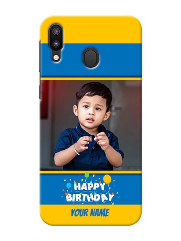 Custom Samsung Galaxy M20 Mobile Back Covers Online: Birthday Wishes Design