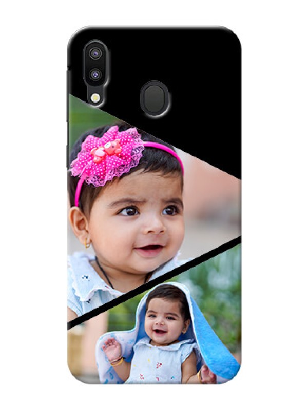 Custom Samsung Galaxy M20 mobile back covers online: Semi Cut Design