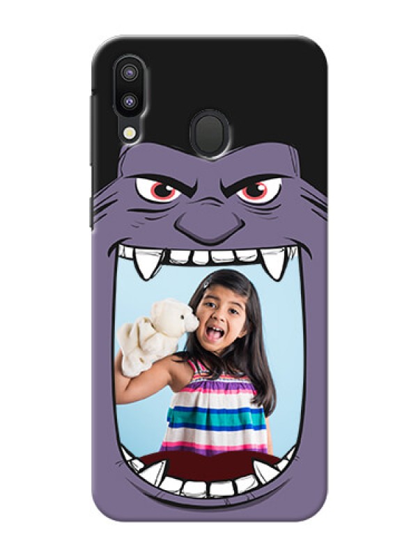 Custom Samsung Galaxy M20 Personalised Phone Covers: Angry Monster Design