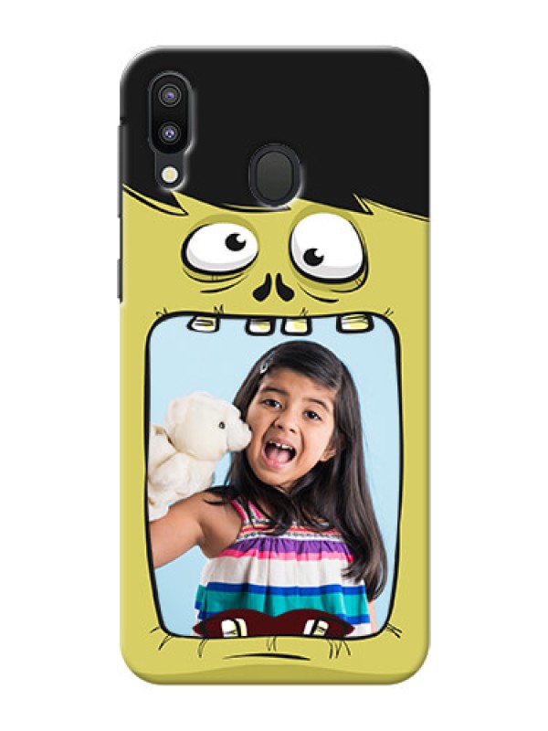 Custom Samsung Galaxy M20 Mobile Covers: Cartoon monster back case Design