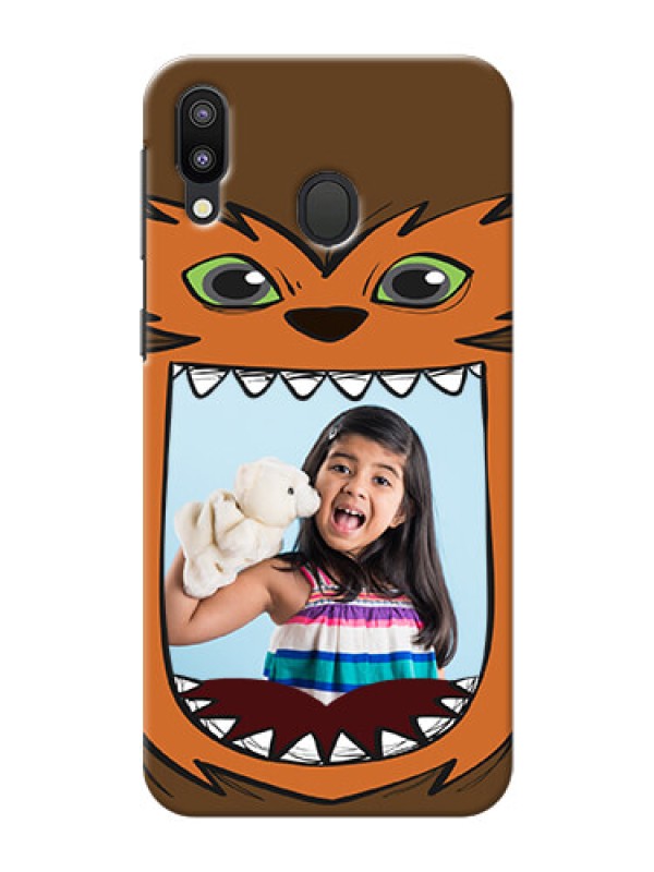 Custom Samsung Galaxy M20 Phone Covers: Owl Monster Back Case Design