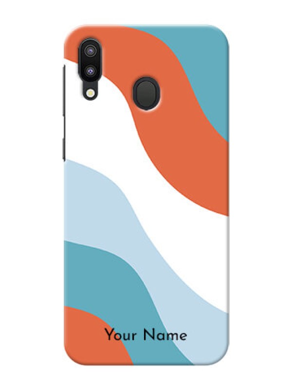 Custom Galaxy M20 Mobile Back Covers: coloured Waves Design