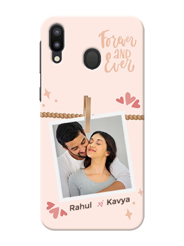 Custom Galaxy M20 Phone Back Covers: Forever and ever love Design