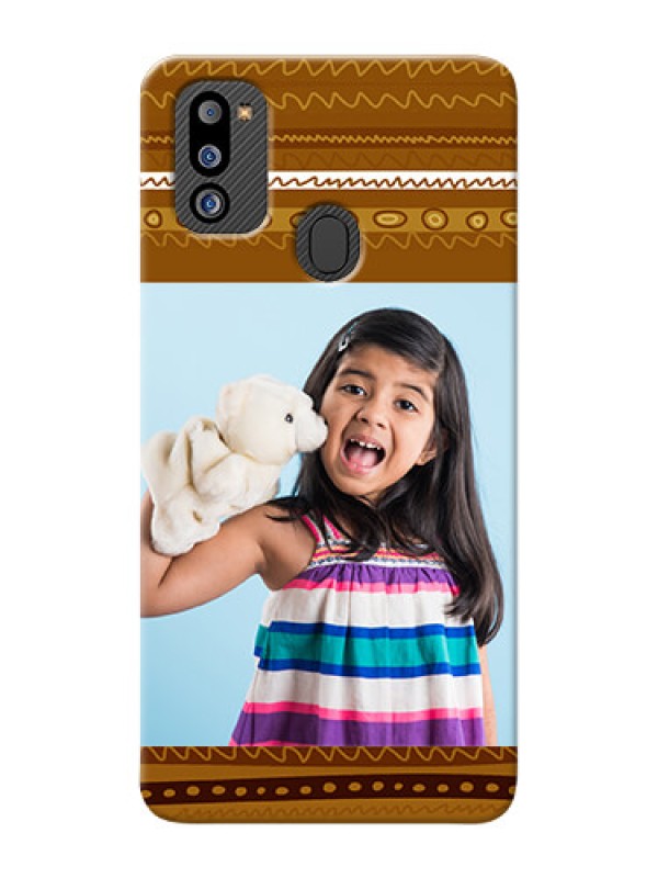 Custom Galaxy M21 2021 Edition Mobile Covers: Friends Picture Upload Design 