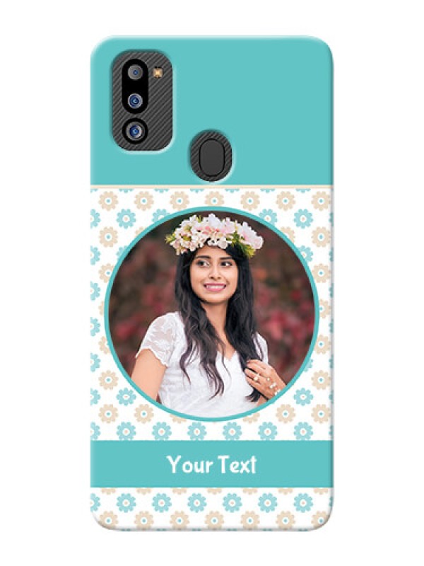 Custom Galaxy M21 2021 Edition Custom Mobile Back Covers: Beautiful Flowers Design