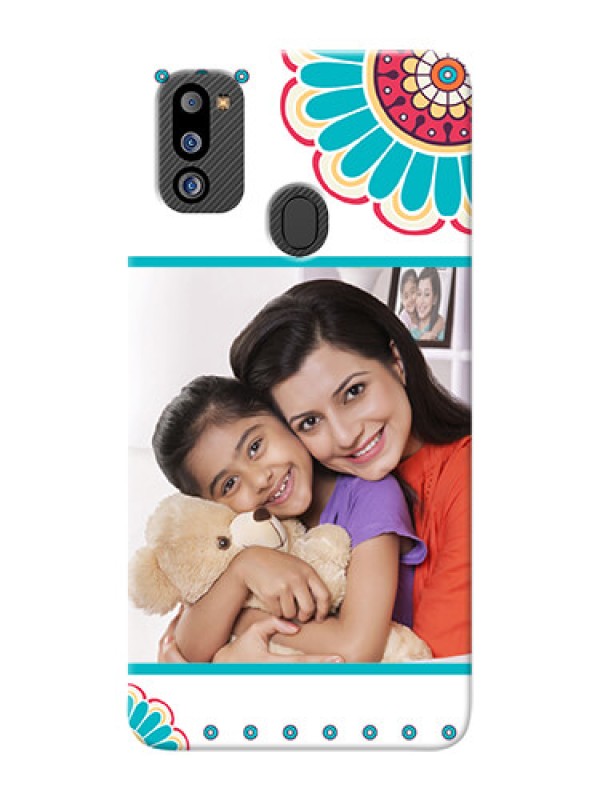 Custom Galaxy M21 2021 Edition custom mobile phone cases: Flower Design