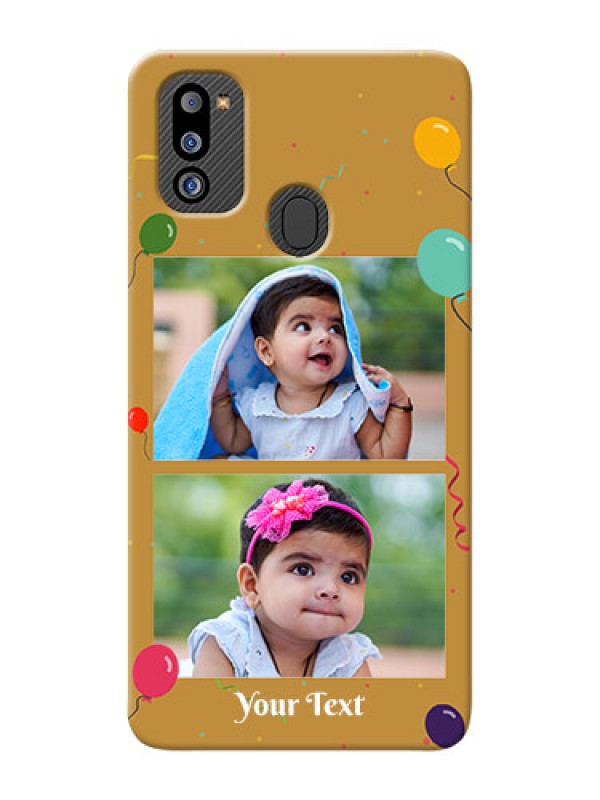 Custom Galaxy M21 2021 Edition Phone Covers: Image Holder with Birthday Celebrations Design