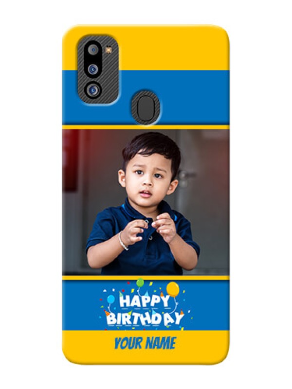 Custom Galaxy M21 2021 Edition Mobile Back Covers Online: Birthday Wishes Design