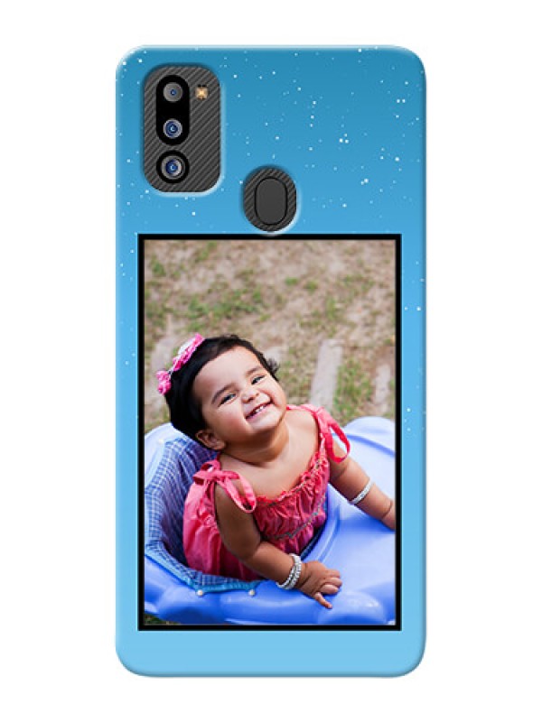 Custom Galaxy M21 2021 Edition Phone Covers: Wave Pattern Colorful Design