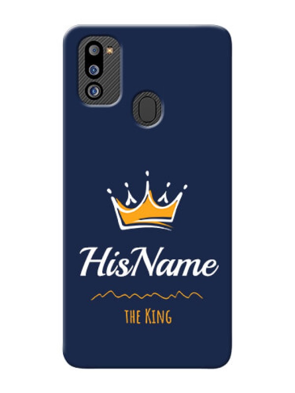 Custom Galaxy M21 2021 Edition King Phone Case with Name
