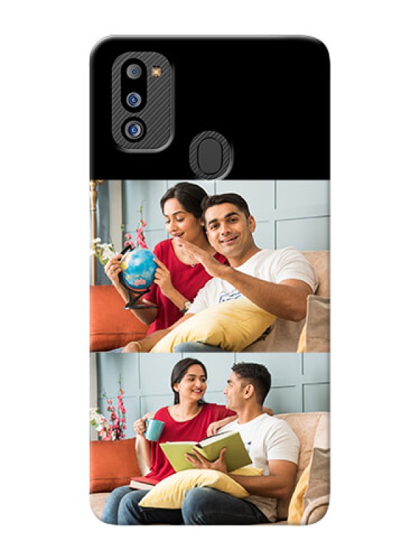 Custom Galaxy M21 2021 Edition 2 Images on Phone Cover