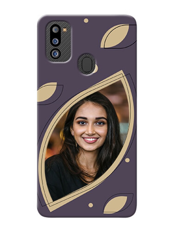 Custom Galaxy M21 2021 Custom Phone Cases: Falling Leaf Design