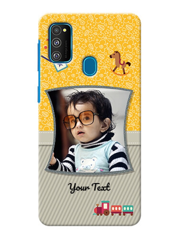Custom Galaxy M21 Mobile Cases Online: Baby Picture Upload Design
