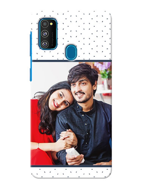 Custom Galaxy M21 Personalized Phone Cases: Premium Dot Design