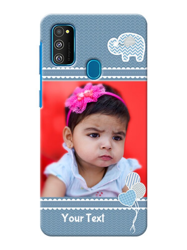 Custom Galaxy M21 Custom Phone Covers with Kids Pattern Design