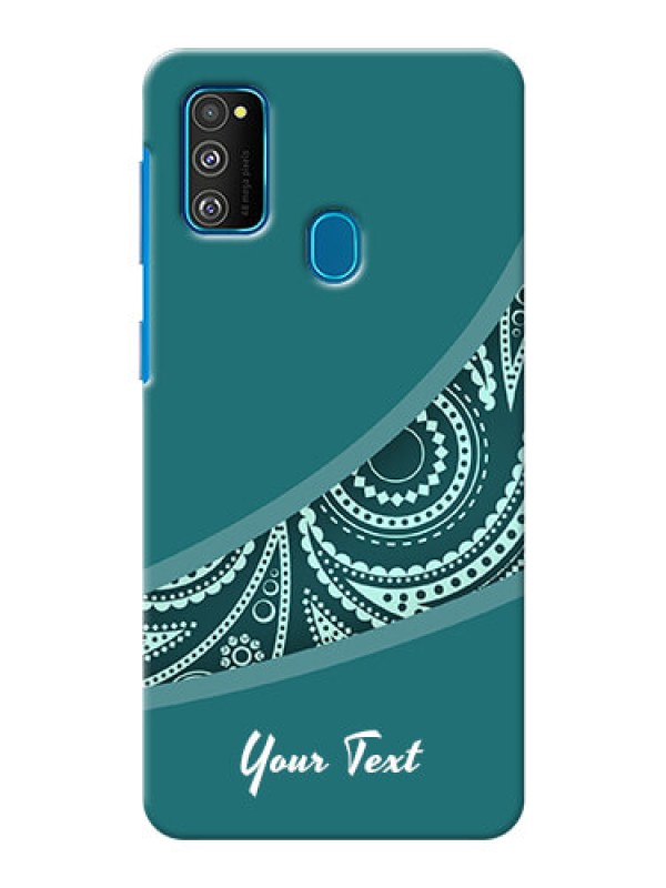Custom Galaxy M21 Custom Phone Covers: semi visible floral Design
