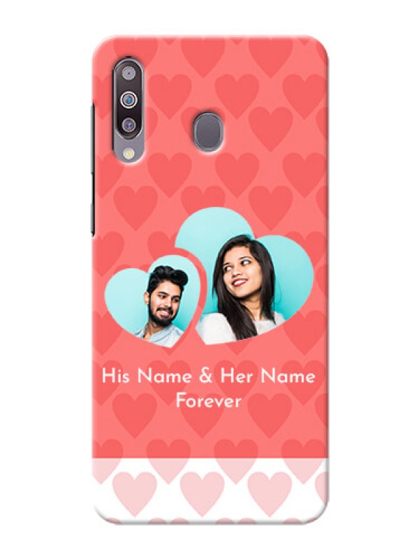 Custom Galaxy M30personalized phone covers: Couple Pic Upload Design
