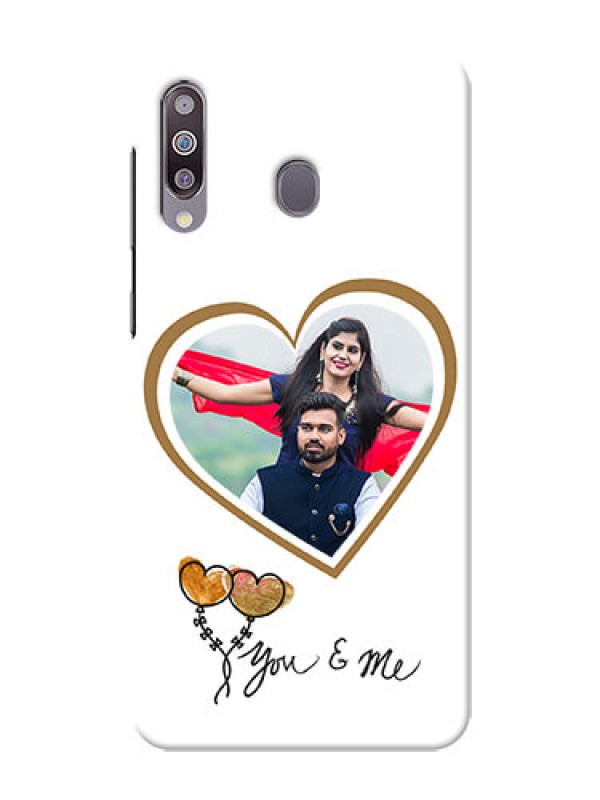 Custom Galaxy M30customized phone cases: You & Me Design