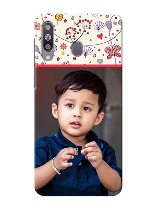 Custom Galaxy M30phone back covers: Premium Floral Design