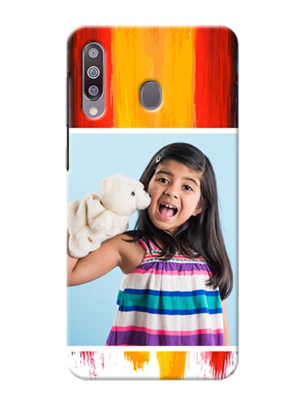 Custom Galaxy M30custom phone covers: Multi Color Design