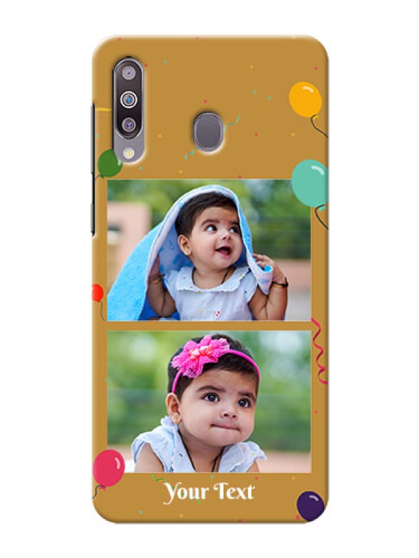 Custom Galaxy M30Phone Covers: Image Holder with Birthday Celebrations Design