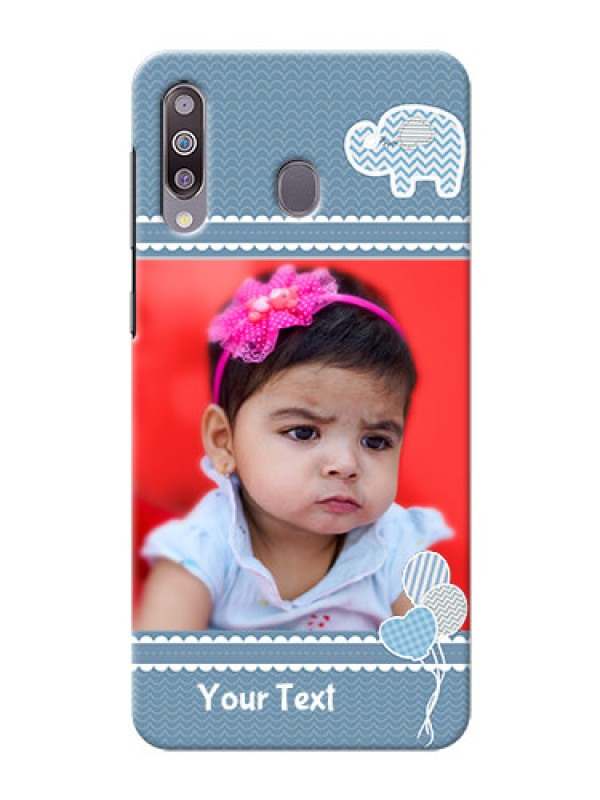 Custom Galaxy M30Custom Phone Covers with Kids Pattern Design