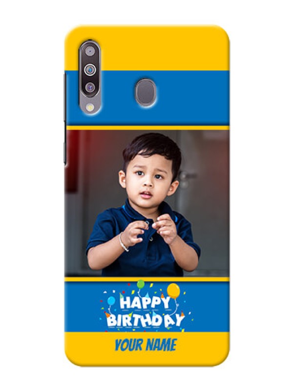 Custom Galaxy M30Mobile Back Covers Online: Birthday Wishes Design