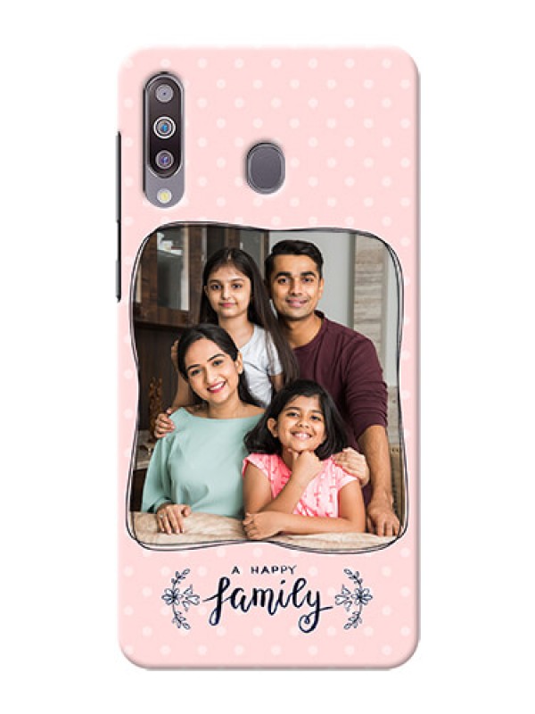 Custom Galaxy M30Personalized Phone Cases: Family with Dots Design