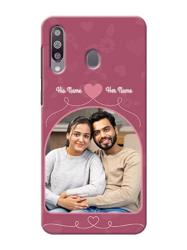 Custom Galaxy M30mobile phone covers: Love Floral Design