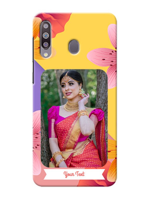 Custom Galaxy M30Mobile Covers: 3 Image With Vintage Floral Design