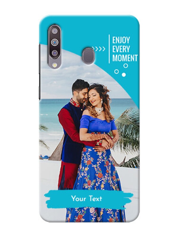 Custom Galaxy M30Personalized Phone Covers: Happy Moment Design