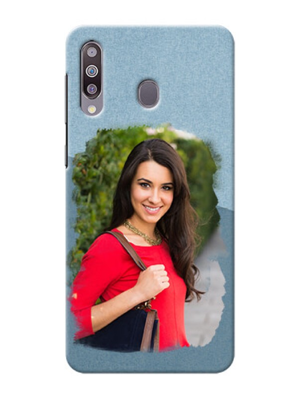 Custom Galaxy M30custom mobile phone covers: Grunge Line Art Design
