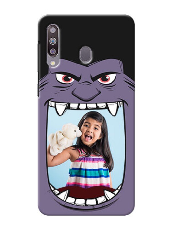 Custom Galaxy M30Personalised Phone Covers: Angry Monster Design