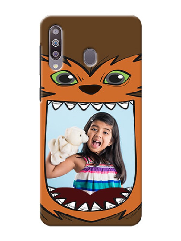 Custom Galaxy M30Phone Covers: Owl Monster Back Case Design