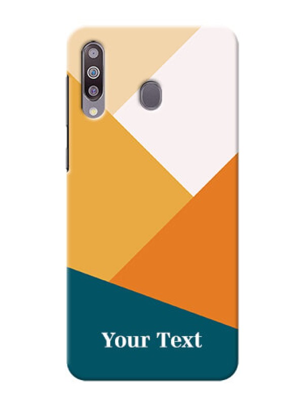 Custom Galaxy M30 Custom Phone Cases: Stacked Multi-colour Design