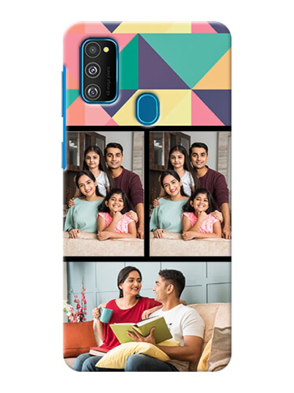 Custom Galaxy M30s personalised phone covers: Bulk Pic Upload Design